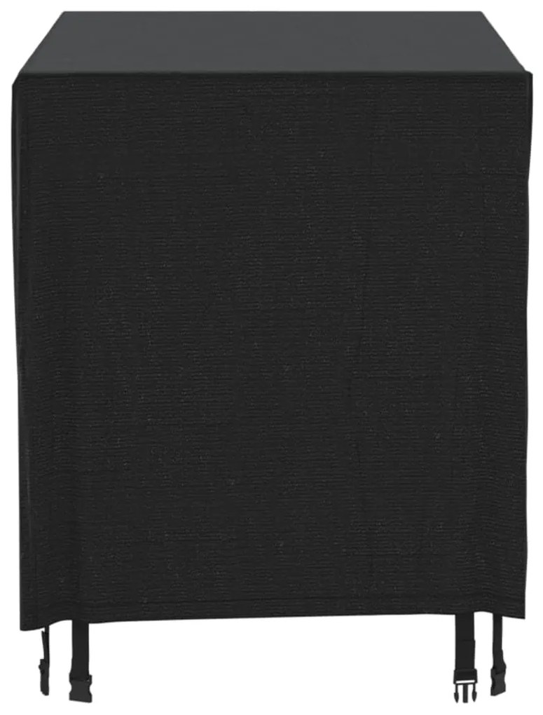 Capa p/ mobiliário jardim 140x70x90 cm impermeável 420D preto