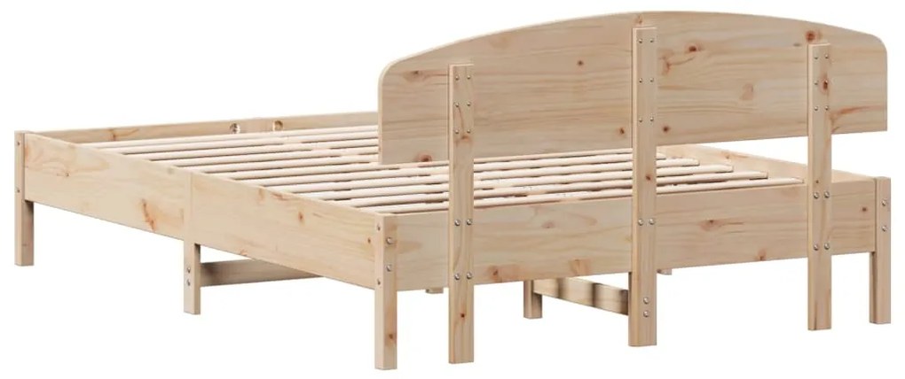 Cama sem colchão 160x200 cm madeira de pinho maciça
