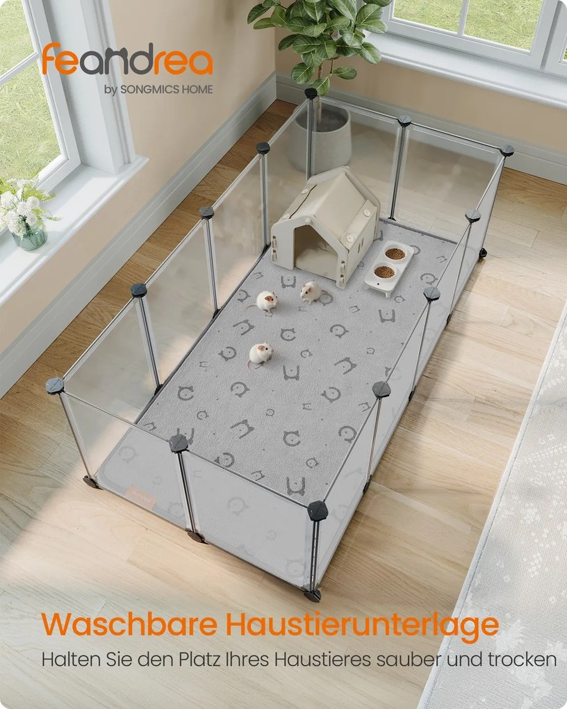 Manta antiderrapante para cães 122 x 61 cm cinzento