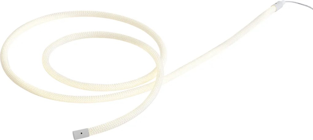 Cordão de luzes branco com ficha 3m incluindo LED regulável em Kelvin IP44 - Ropy