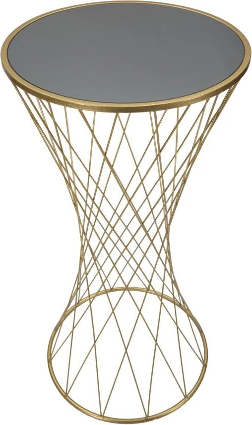 MESA TORRE NOVA Ø 50X100 CM DOURADO