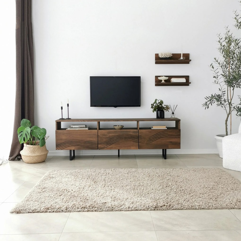Unidade de TV Onda – Nogueira – 170x40 cm