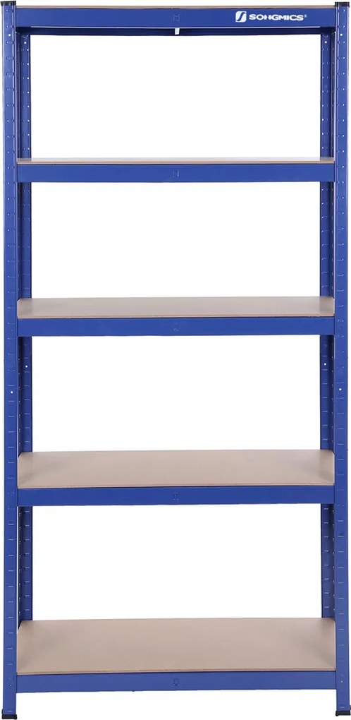 Estantes para cargas pesadas 150 x 75 x 30 cm 650 kg azul