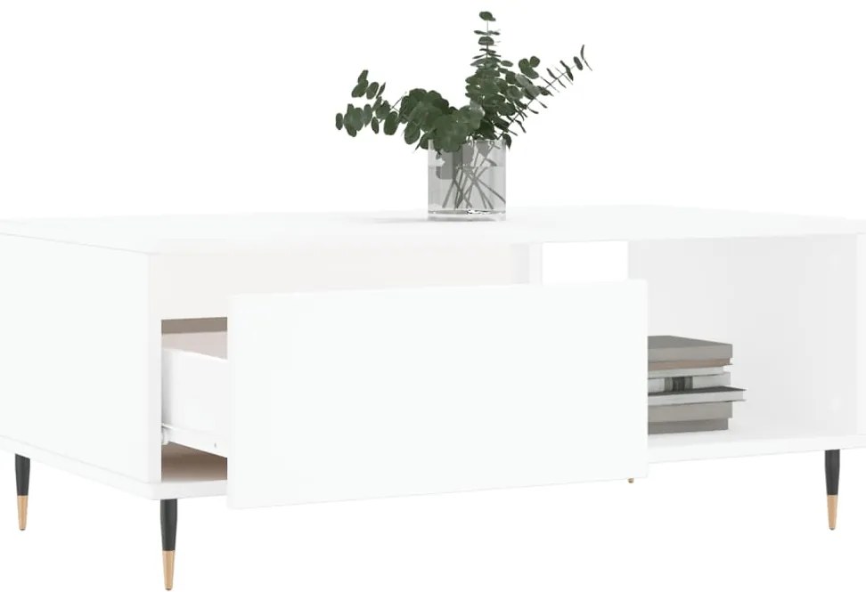 Mesa de centro 90x50x36,5 cm derivados de madeira branco