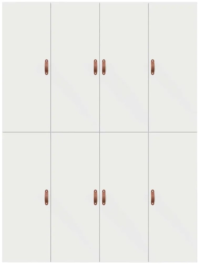 Estrutura de cama storage branca 150x200 cm
