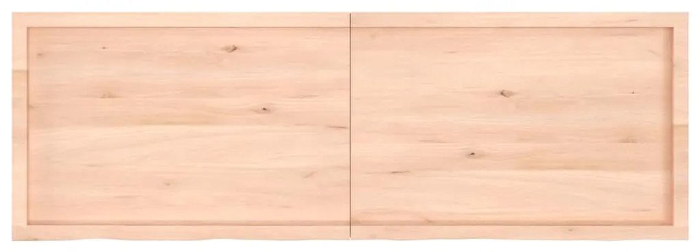 Prateleira de parede 180x60x(2-6)cm carvalho maciço não tratado