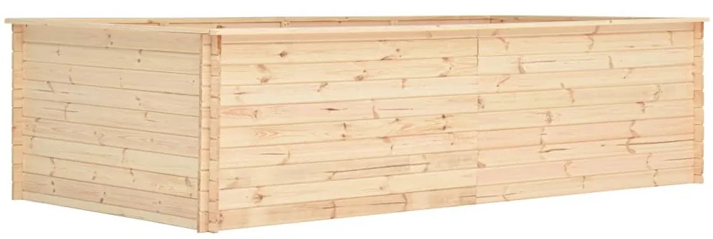 vidaXL Canteiro elevado para jardim 300x150x80,5 cm pinho 19 mm