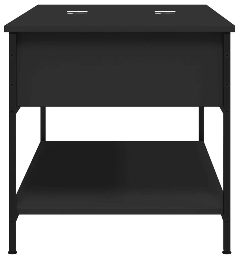 Mesa de centro 100x50x50 cm derivados de madeira/metal preto