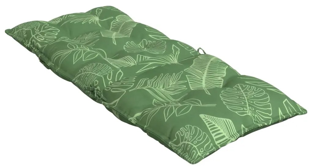 Almofadões p/ cadeira encosto alto 4 pcs tecido oxford folhas