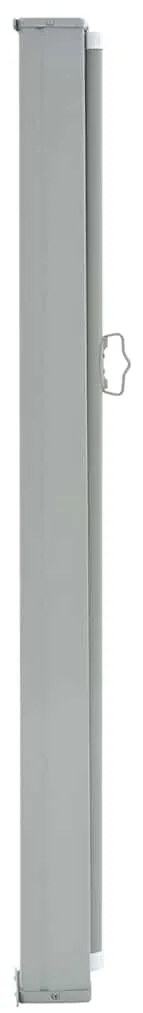 Toldo lateral retrátil para pátio 120x300 cm creme