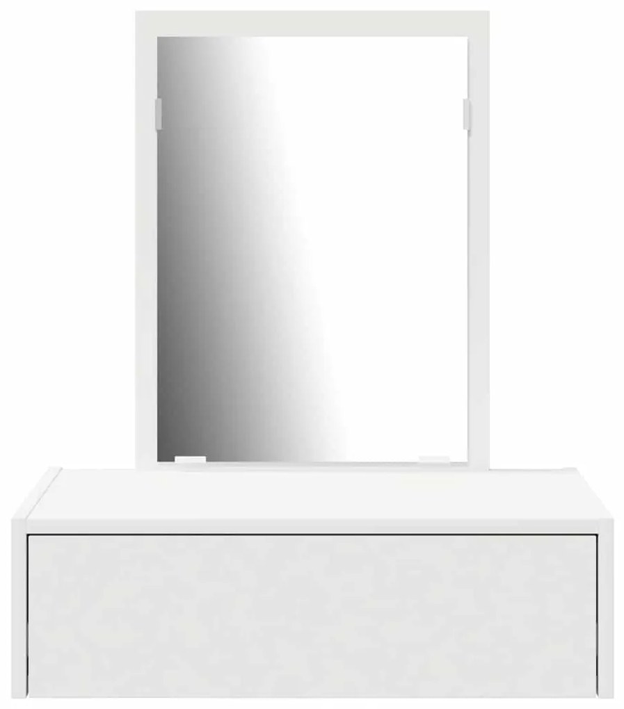 Banco de Maquiagem Suspenso vidaXL Branco 60x40x70 cm