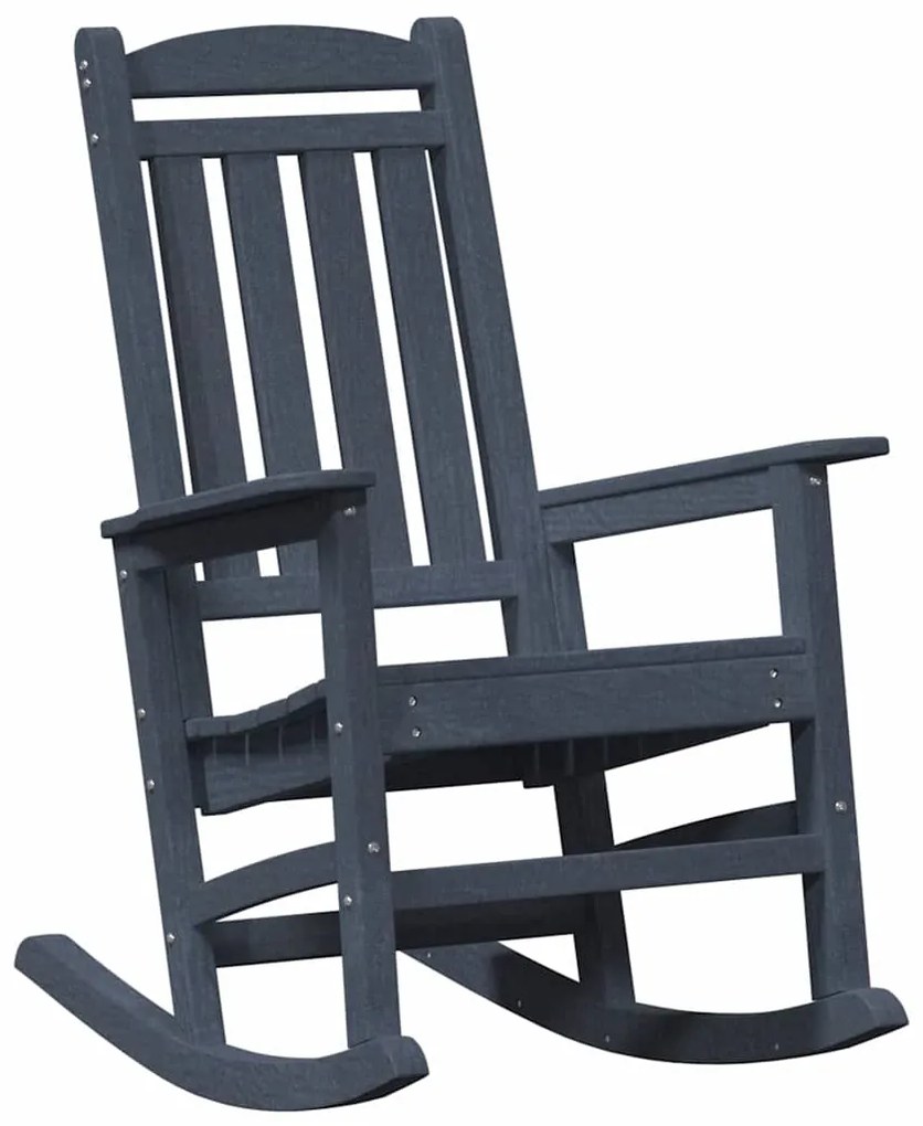 Cadeiras de Balanço vidaXL 2 pcs Azul-marinho 70x92x107.5 cm HDPE