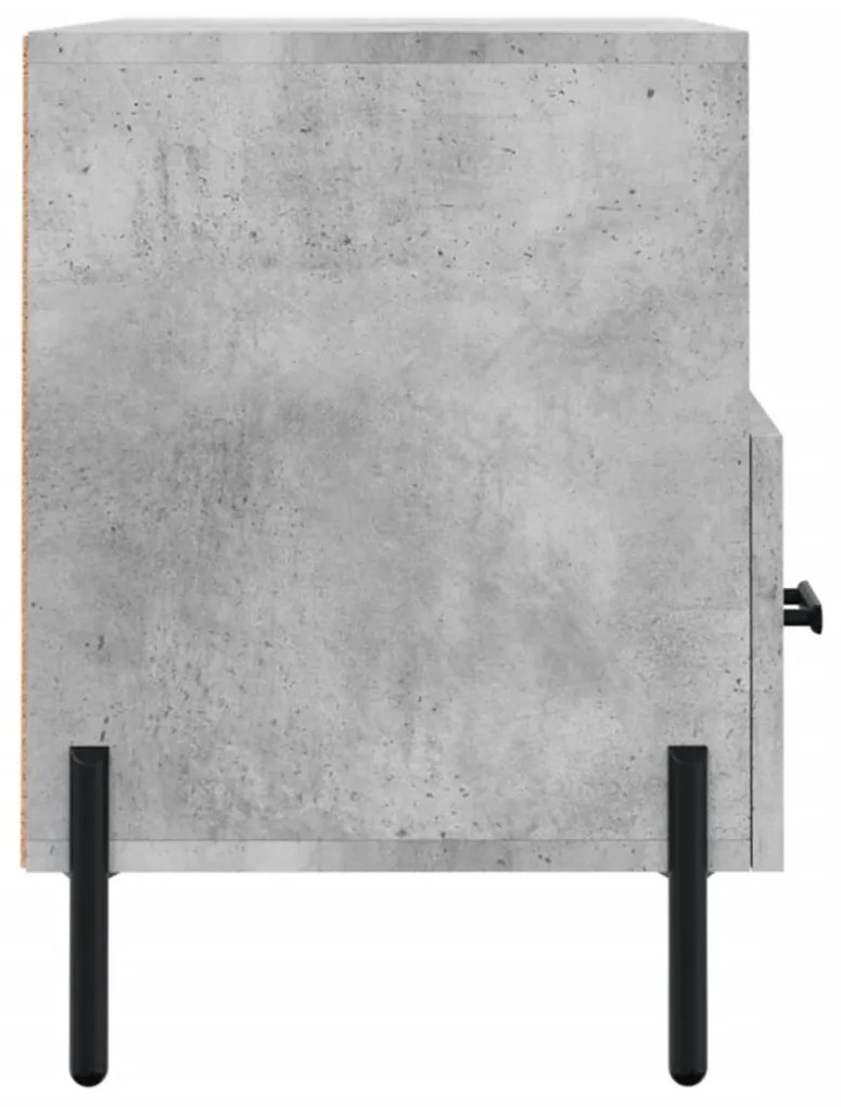 Móvel p/ TV 80x36x50 cm madeira processada cinzento cimento