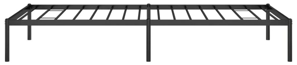 Estrutura de cama 90x200 cm metal preto