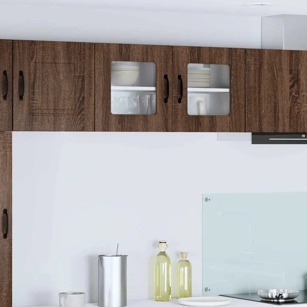 vidaXL Armário de Cozinha Carvalho Marrom 80 x 31 x 40 cm