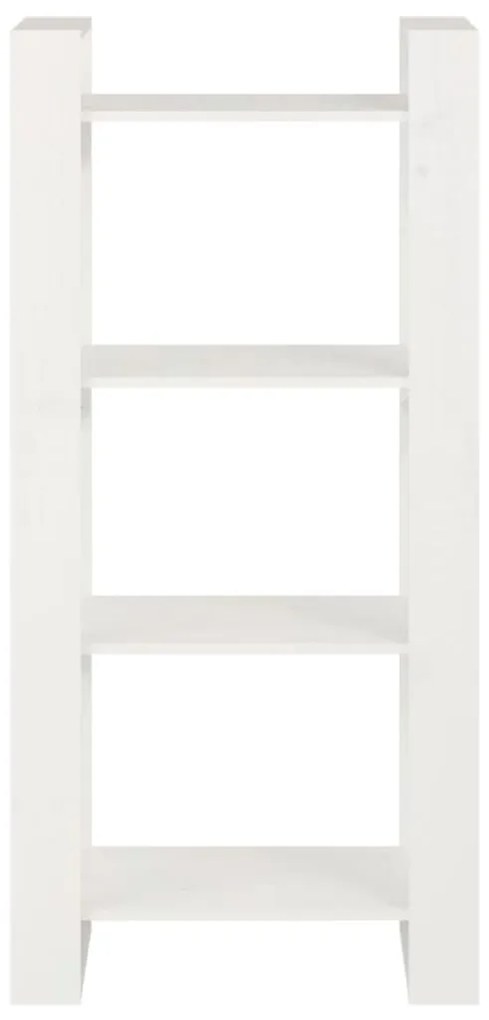 Estante/divisória 60x35x125 cm madeira maciça branco