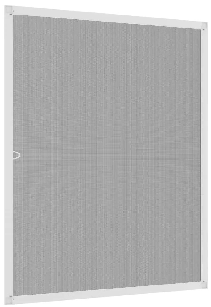 Tela anti-insetos para janelas 100x120 cm branco