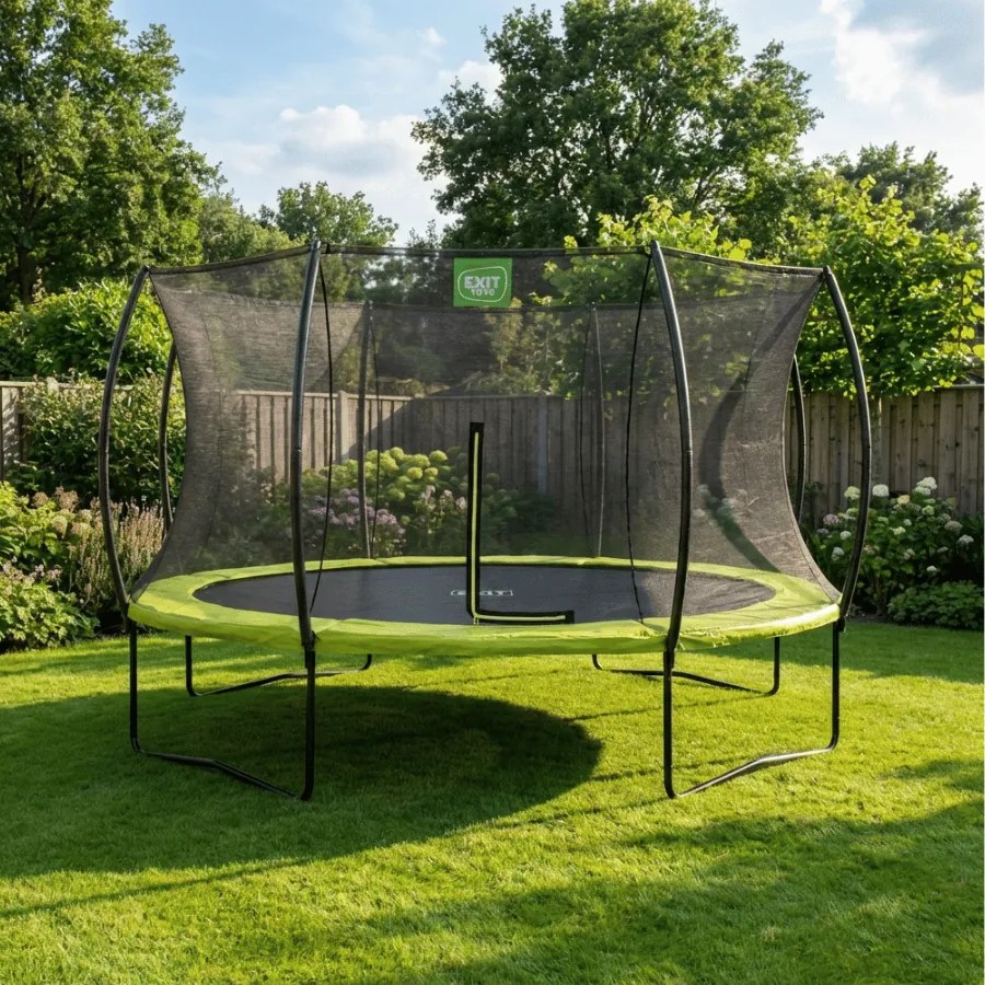 Trampolim redondo Silhouette ø427 cm - verde