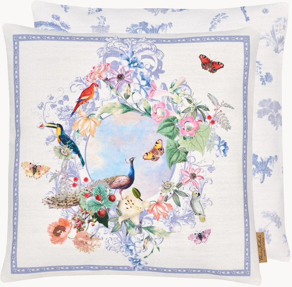 Capa de almofada reversível Peacock