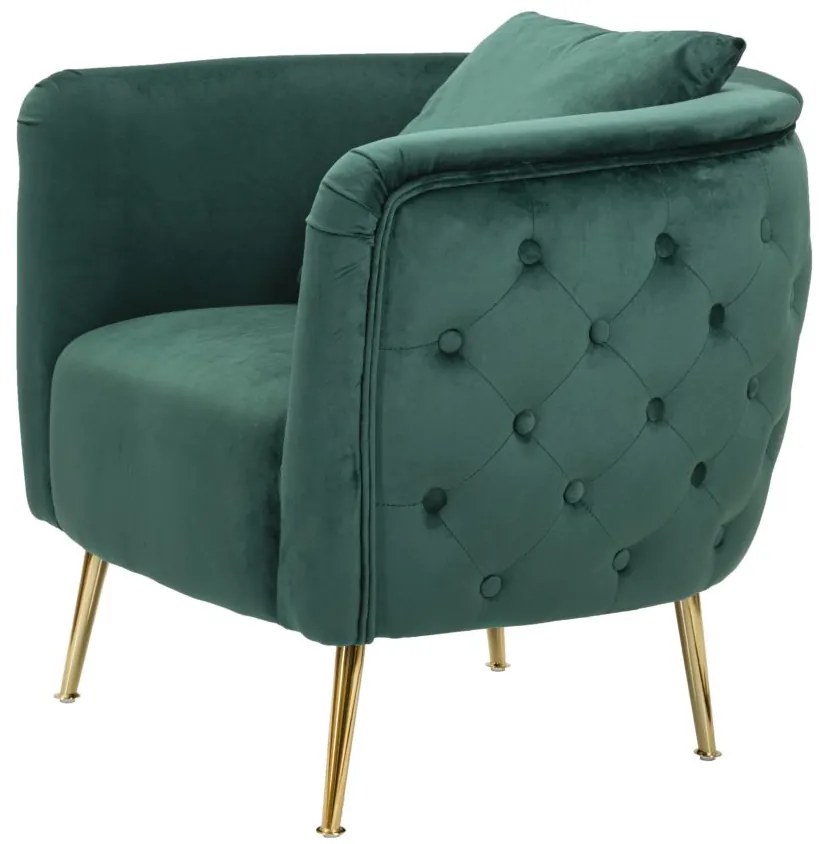 POLTRONA BUCAREST 76X74X73 CM VERDE