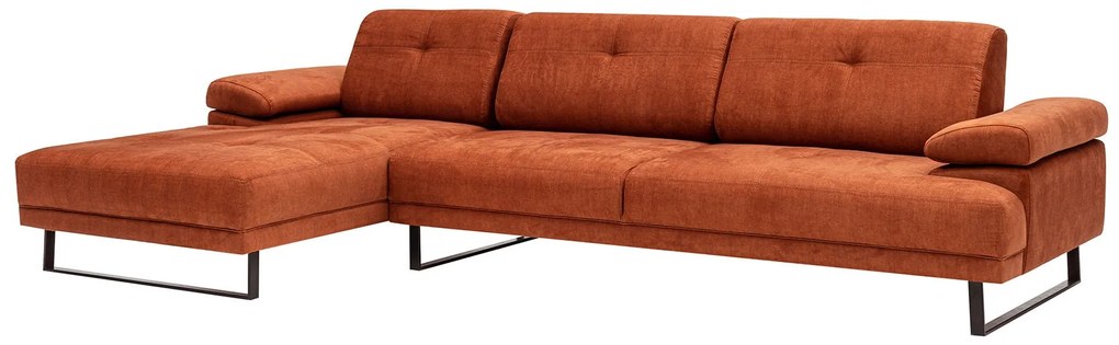 Sofá de Canto Mustang – Laranja – 174 x 274 cm