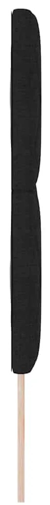Cabeceira vidaXL Design de Blocos de Diamante Preto 144 cm Tecido