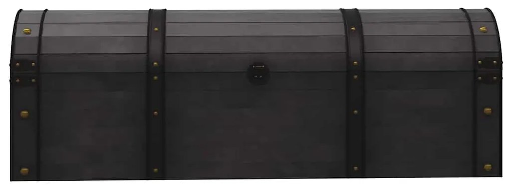 Arca para arrumação madeira maciça estilo vintage 120x30x40 cm