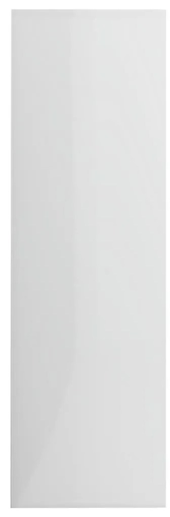 Estante 98x30x98 cm contraplacado branco brilhante