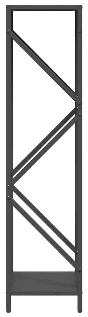 Suporte para lenha 34x25x100 cm aço laminado a frio preto
