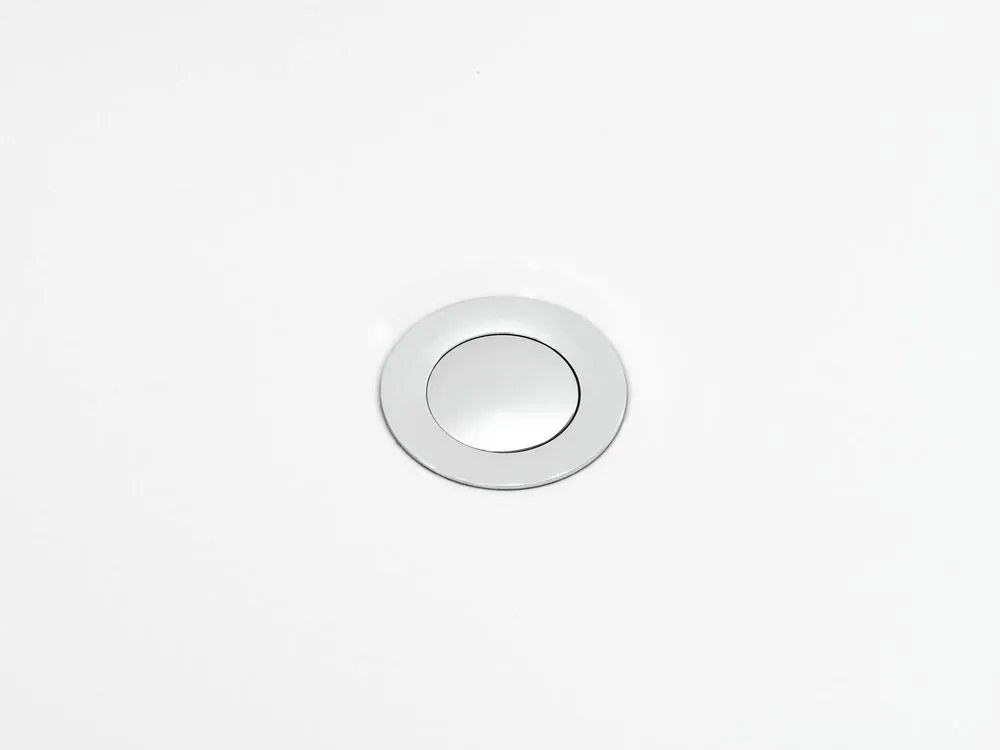 Banheira autónoma em acrílico branco 180 x 80 cm CARRERA Beliani