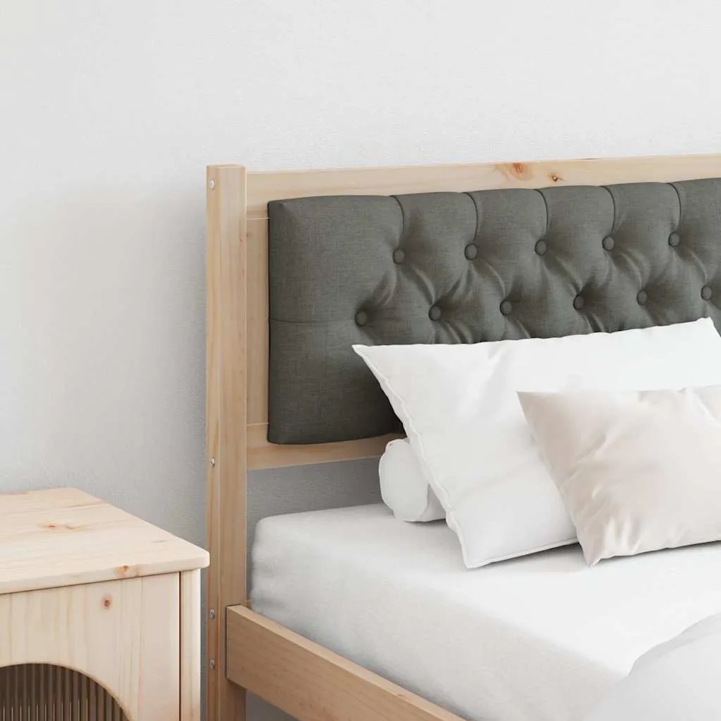 vidaXL Cabeceira Outros castanho e cinzento-escuro 160 cm