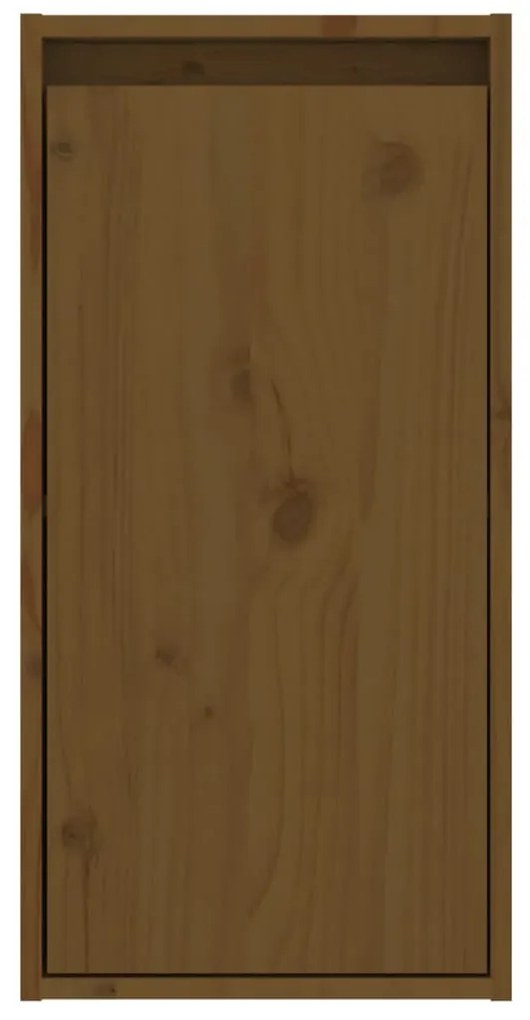 Móveis de TV 2 pcs madeira de pinho maciça castanho-mel