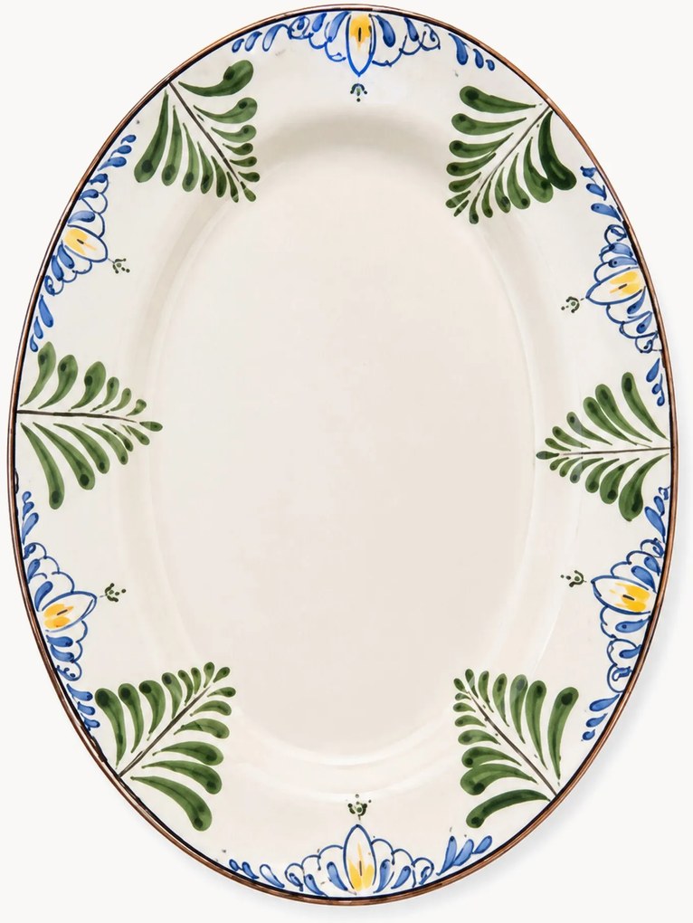 Travessa de servir pintada à mão Maestro