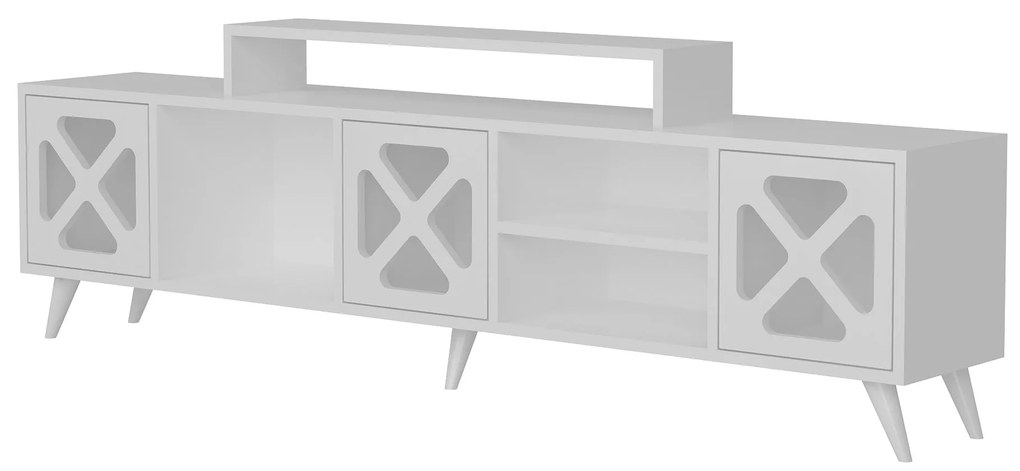 Móvel TV Sinef – Branco – 180 cm x 45,7 cm x 29,5 cm
