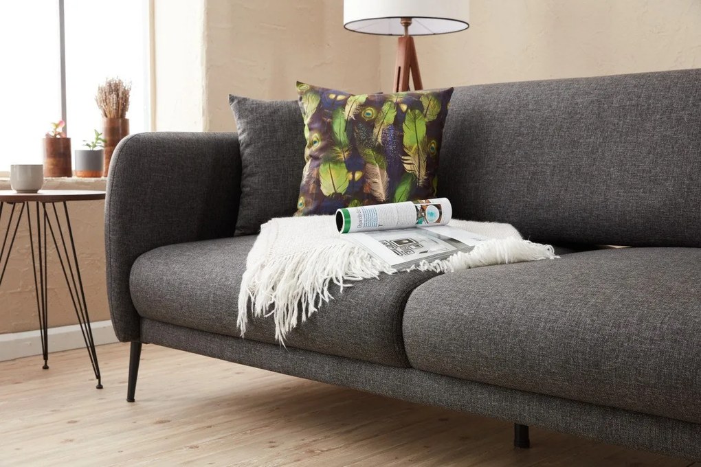 Sofá-cama 3 Lugares Venus – Antracite – 210 cm