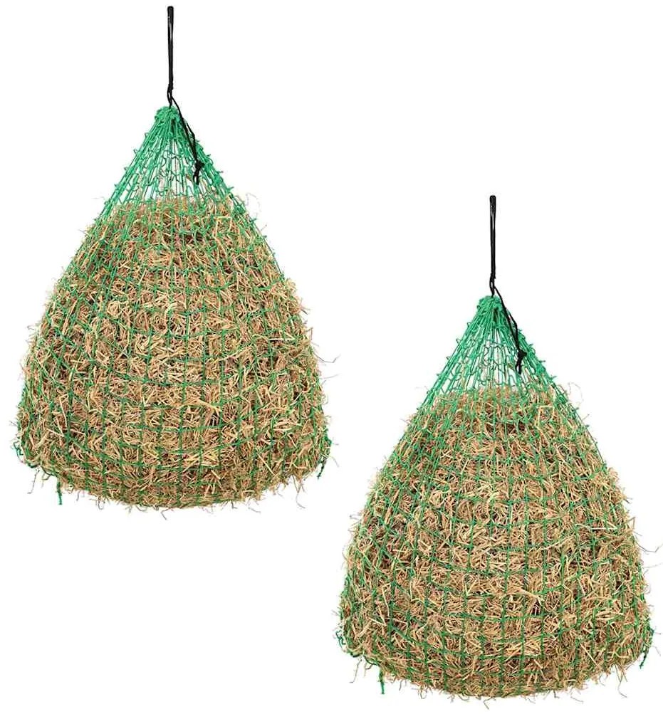 Redes para feno arredondada PP 2 pcs 0,75x0,5 m
