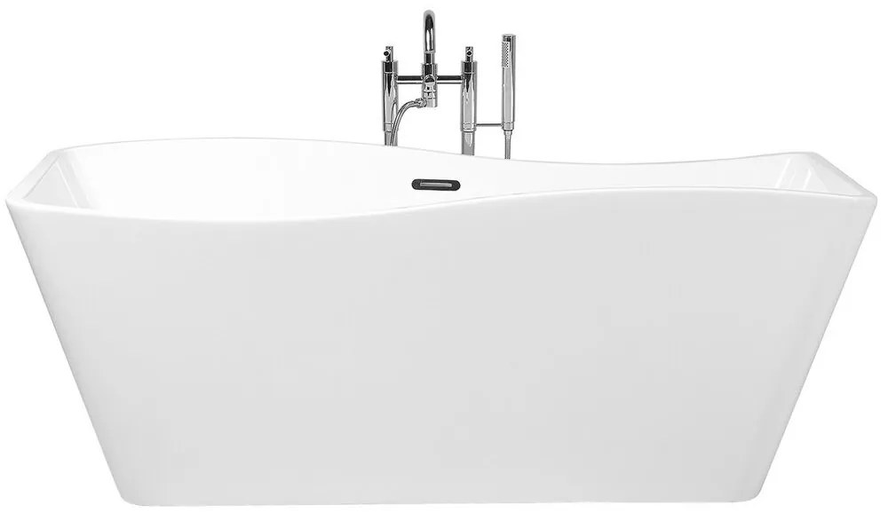 Banheira autónoma em acrílico branco 170 x 78 cm MARAVILLA Beliani