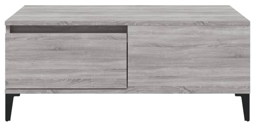 Mesa de centro 90x50x36,5 cm derivados madeira cinzento sonoma