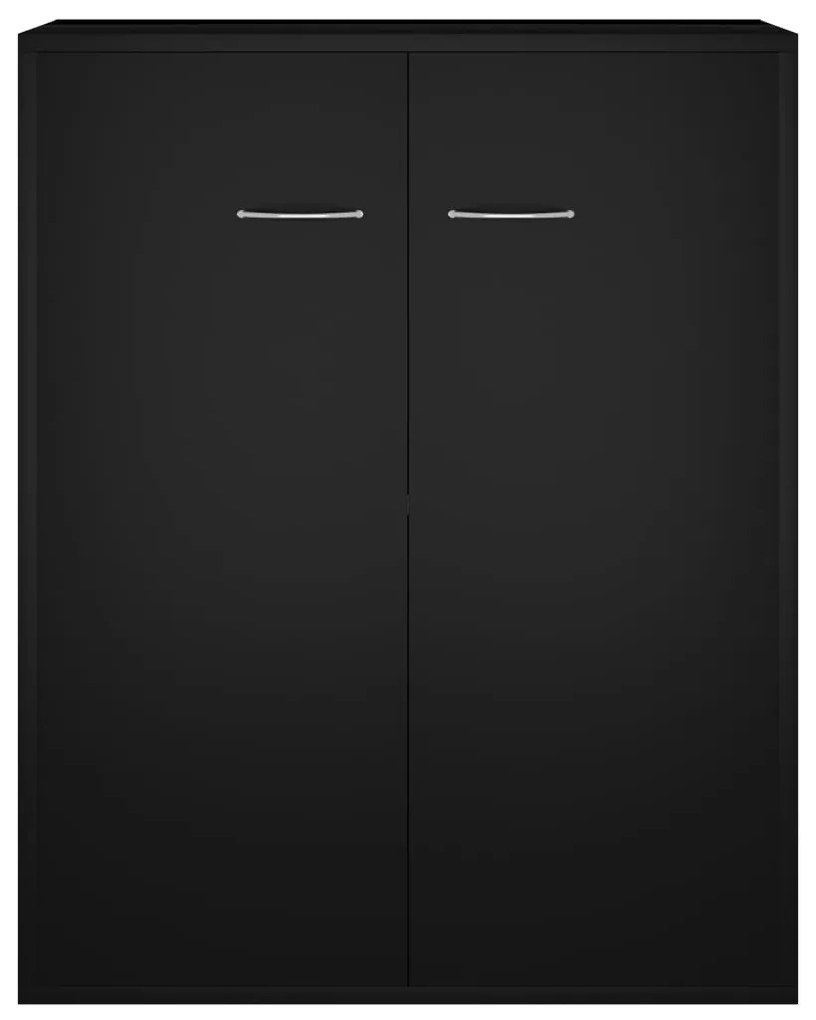 Aparador 60x30x75 cm contraplacado preto