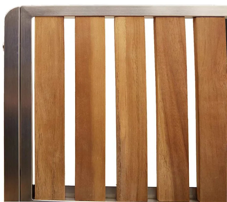 Conjunto de Jantar de Jardim vidaXL 7 Peças de Madeira Sólida de Acáci
