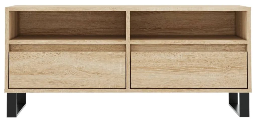 Móvel p/ TV 100x34,5x44,5 cm derivados madeira carvalho sonoma