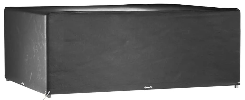 Capas móveis de jardim 2 pcs 16 ilhós 278x204x105 cm retangular