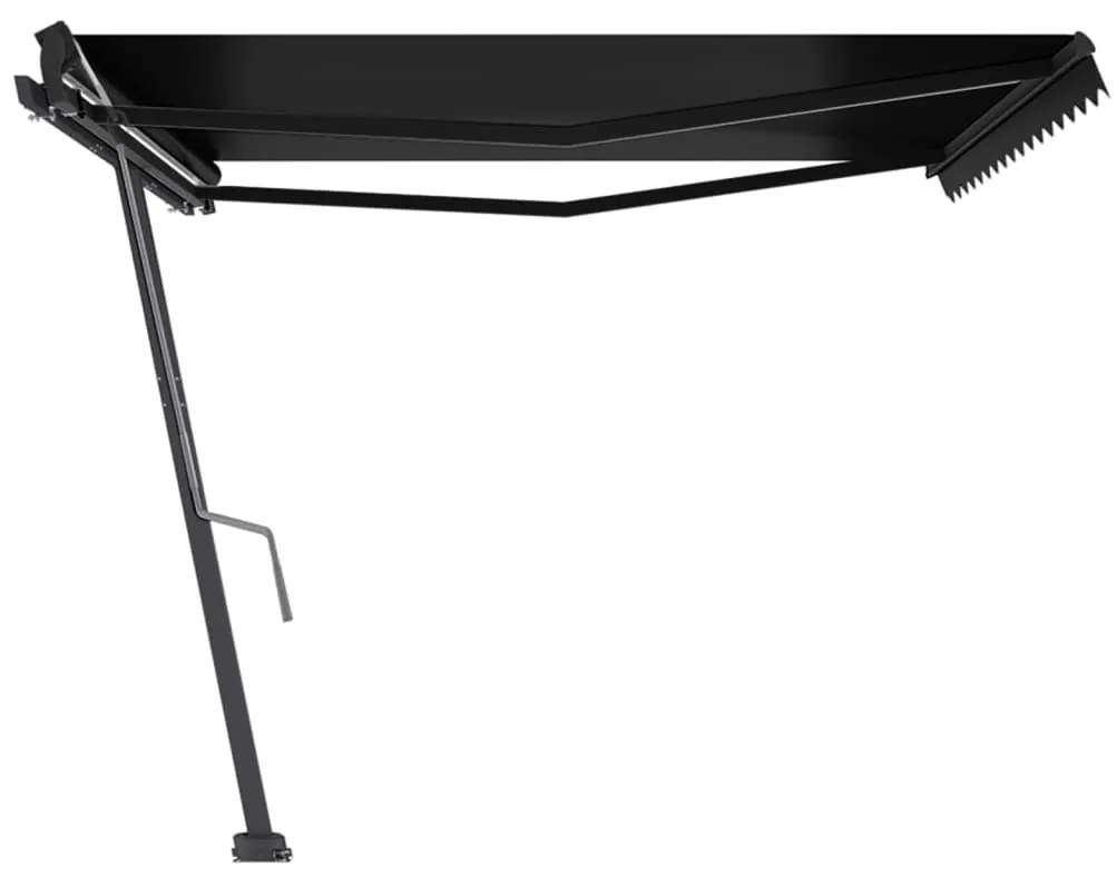 Toldo retrátil manual independente 450x300 cm antracite