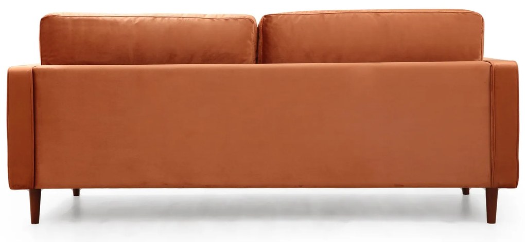 Sofá de 3 Lugares Rome – Laranja – 215x90x70 cm