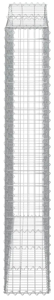 Cestos gabião arqueados 5pcs 200x30x180/200cm ferro galvanizado