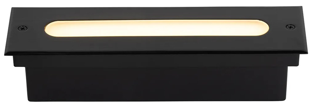 Refletor de solo moderno preto 30 cm incluindo LED IP65 - Eline Moderno