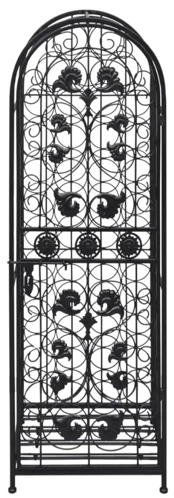 Garrafeira, suporte de metal para 45 garrafas de vinho
