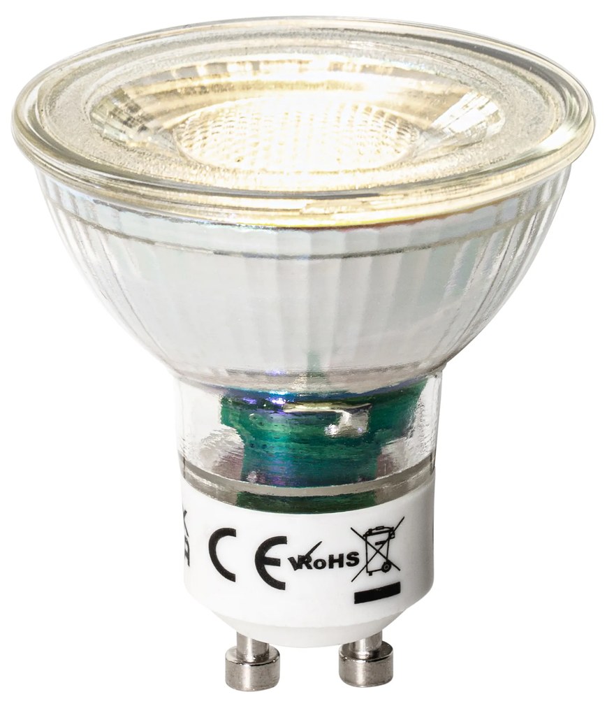 Conjunto de 5 GU10 3-staps dimbaar LED lamp 7W 700 lm 3000K