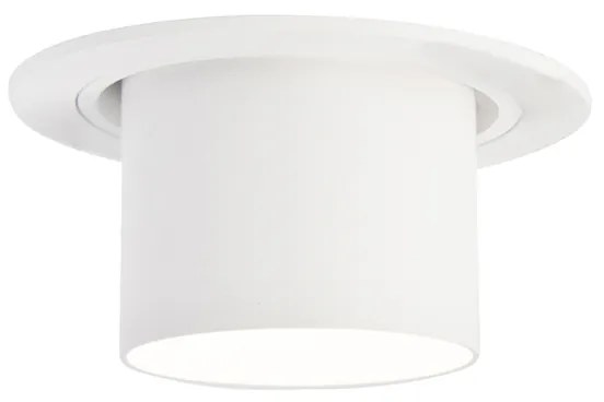 Foco embutido moderno redondo branco basculante - Installa