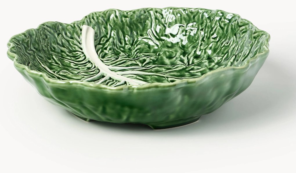 Taça de salada pintada à mão Cabbage